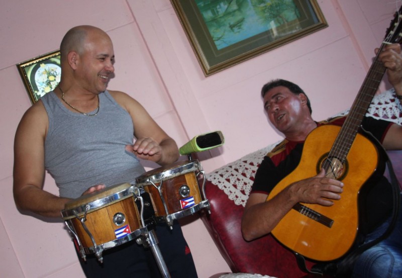 Music puts smiles on Cuban faces.