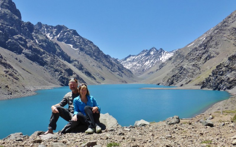 …and found this little turquoise gem hidden behind that big yellow monstrosity!  If we hadn’t stopped, we never would have seen the gorgeous Lake Inca. 