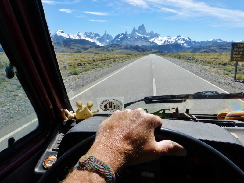 Driving into El Chaltén, we got our first glimpse of the stunning Fitz Roy.  Chaltén is a relatively new town, built only in the 80’s to support the booming interest in trekking.  We stayed two nights in the town campground (which was filthy), but enjoyed some really great meals… 
